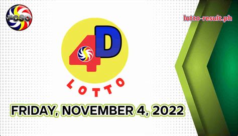 lotto november 4|Lotto results for November 4, 2022 .